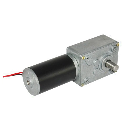 TSINY Small High Torque 12 Volt Reversible 35 RPM DC Worm Gear Motor for BBQ Drive Replacement
