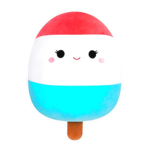 Squishmallows Original 16-Inch Lelila Red, White, and Blue Popsicle - Official Jazwares Large Plush