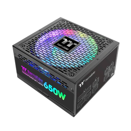 Thermaltake Toughpower GF2 ARGB 650W 80+ Gold 16.8 Million Colors 18 Addressable LEDs 5V Motherboard Sync/Analog Controlled SLI Full Modular Power Supply PS-TPD-0650F3FAGU-2