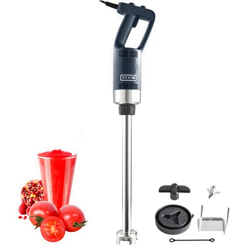 VEVOR Commercial Immersion Blender, 500 Watt 20Inch Heavy Duty Hand Mixer, Variable Speed Mixer with 304 Stainless Steel Blade, Multi-Purpose Portable Mixer for Soup, Smoothie, Puree, Baby Food