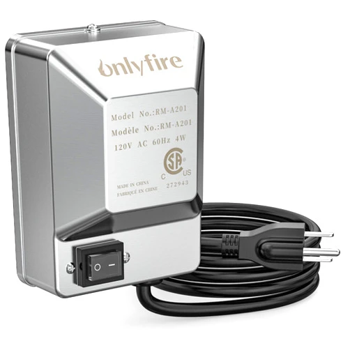 onlyfire Universal Stainless Steel Grill Electric Rotisserie Motor 110 Volt 4 Watt On/Off Switch- 30 lb. Load, OEM/ODM, Aftermarket