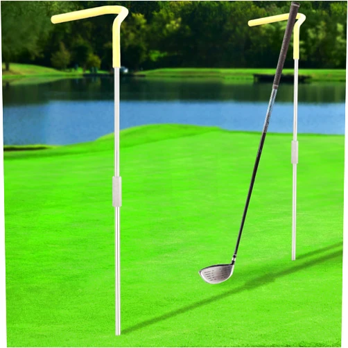UEGHNS Golf Club Holder Stand Outdoor, V-Shaped golf club stand for putting green 34
