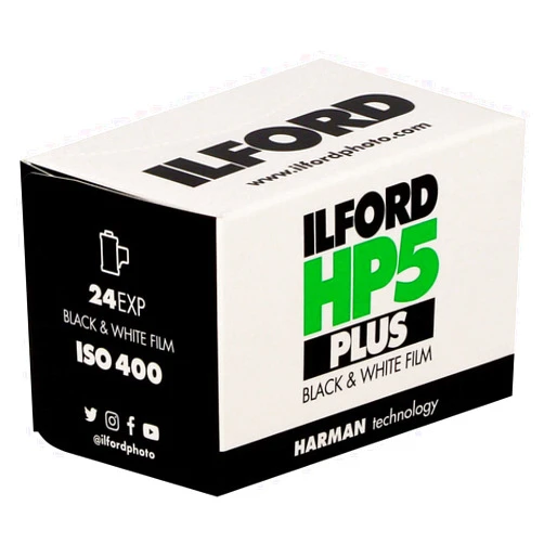 Ilford HP5 Plus, Black and White Print Film, 135 (35 mm), ISO 400, 24 Exposures (1700646)