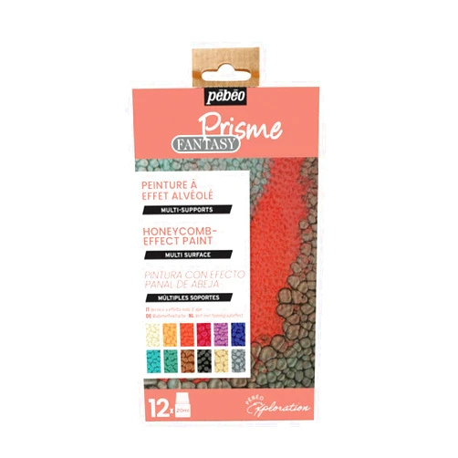 PEBEO Fantasy PRISME Explorer Set, 12X20ML, Assorted 240 Millilitre