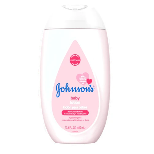 Johnson's Baby Moisturizing Mild Pink Baby Lotion with Coconut Oil for Delicate Baby Skin, Paraben-, Phthalate- & Dye-Free, Hypoallergenic & Dermatologist-Tested, Baby Skin Care, 13.6 Fl. Oz