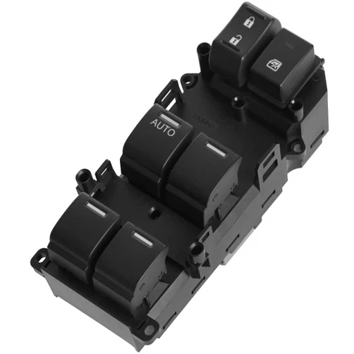 Henge Auto Driver Side Master Power Window Switch Compatible with 2008-2012 Honda Accord Electric Power Window Master Control Door Switch | 35750-TB0-H01 35750-TBD-H13 35750-TA0-A02
