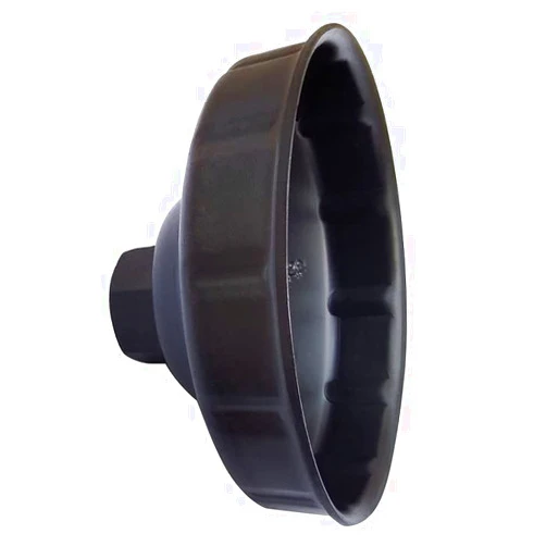 Shonee 76mm 12 Flutes Oil Filter Wrench for BMW. Steel Oil Filter Cap Socket Removal Tool for BMW and Harley Davidson Oil Filters With 76x 12 flutes