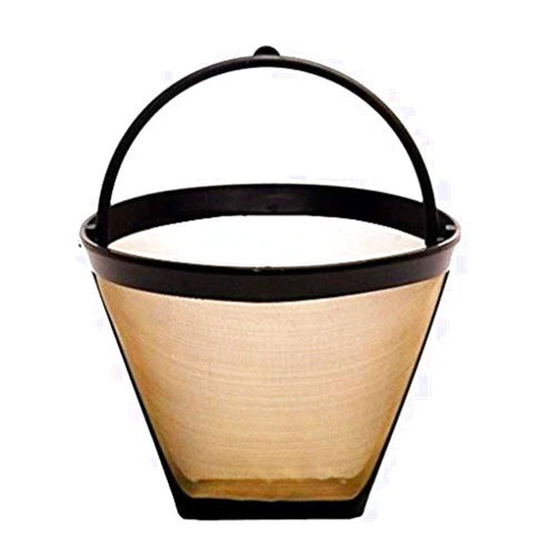 GoldTone Reusable 4 Cup No.2 Cone Coffee Filter No.2 Cone Permanent Coffee Filter - fits MOST Cuisinart, Krups, and other #2 Cone Coffee Makers (Plastic Coffee Filter)