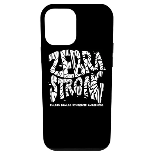 Funny Striped Animal Lover EDS Supporter Designs iPhone 12 mini Cool Zebra Strong Ehlers Danlos Syndrome Cute Awareness Gift Case