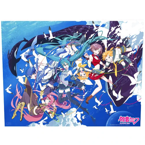 ABYSTYLE Hatsune Miku Unframed Miku & Friends Ocean Poster 36