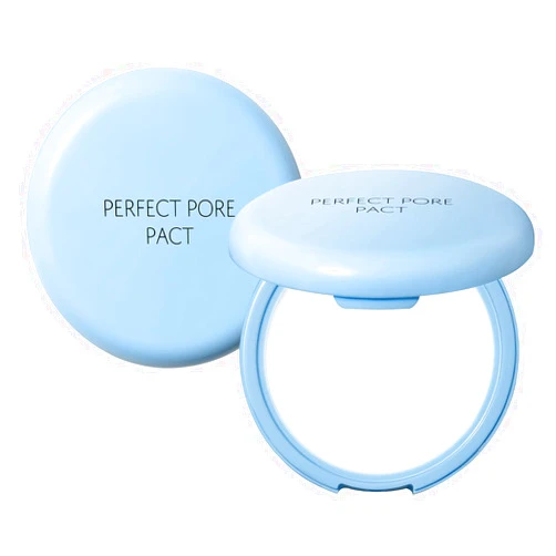 THESAEM Saemmul Perfect Pore Pact - Sebum Control Makeup Pressed Powder Pact, Pore Minimization, Plant-Based Setting Finishing Powder to Absorb Sweat and Prevent Clumps, with Mirror & Puff 12g
