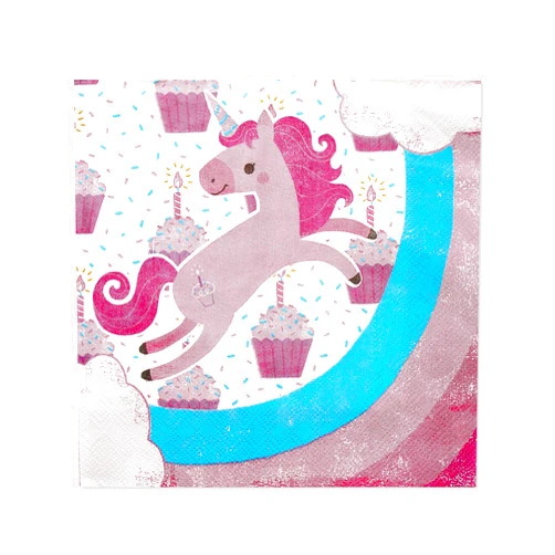 American Greetings Unicorn Party Supplies, Paper Lunch Napkins (80-Count)