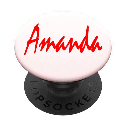 Wowtastic! Amanda Name PopSockets Swappable PopGrip