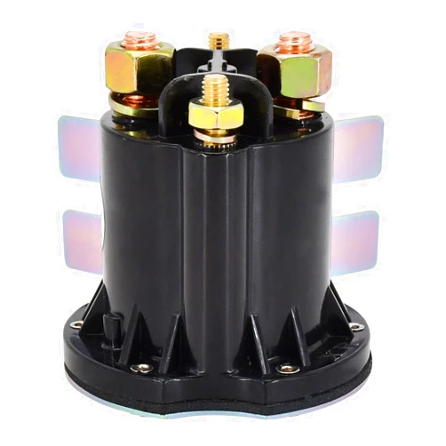 Notonparts 684-1261-212 12 Volt Solenoid Starter Solenoid Switch Relay Compatible with Trombetta 12 Volt PowerSeal DC Contactor Solenoid 684-1261-212 684-1251-212, 4 Terminal Current 150A Max 800A
