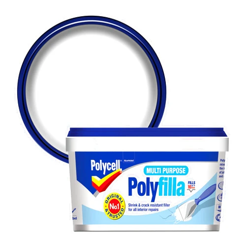 Polycell PLCMPPR600GS Multi Purpose Polyfilla Ready Mixed, 600 g, Off-White