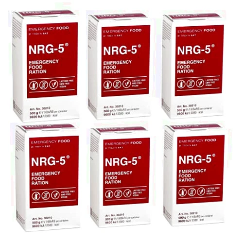 Militar katadyn NRG-5 Emergency Food Ration pack of 6