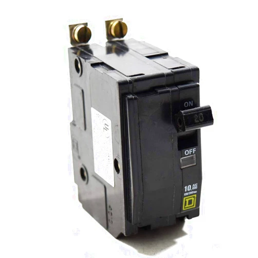 Schneider Electric Square D QOB220 Bolt On Circuit Breaker 2P 20 Amp 120/240Vac/48Vdc