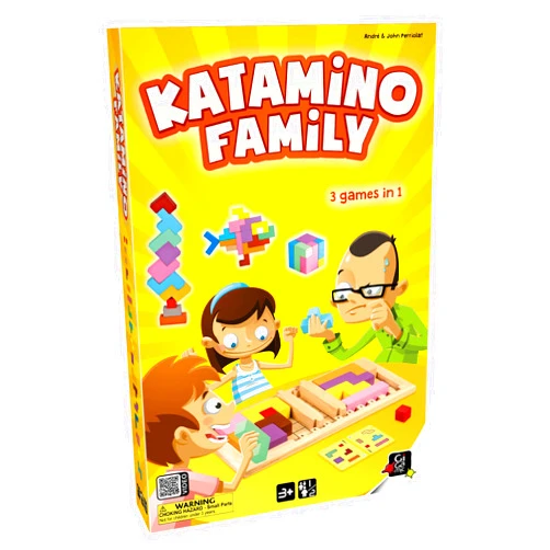 GIGAMIC Katamino Family - Puzzle Game for Kids to Win Against Their Parents | Challenging Puzzle Game for All Cognitive Levels | 1 to 2 Players | 10 Minutes