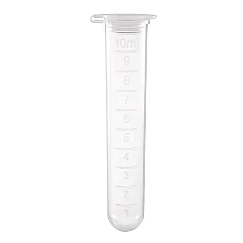 Zoomto 10ml Microcentrifuge Tubes 200PCS,Centrifuge Tubes with Attached Lid,Clear Round Micro Centrifuge,Small Sample Bottle Vials Container for Lab,Plastic Lab Snap Tubes,Clear Graduation