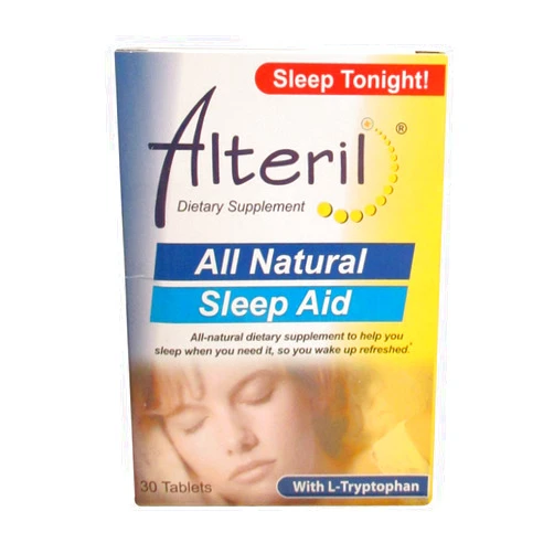Alteril Biotab Nutraceuticals Alteril Sleep Aid with L-Tryptophan, Tablets 30 ea (Package may vary)