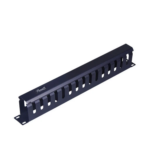 Rosewill 1U 19 Inch Rack Mount Horizontal Cable Management with Mounting M6 Screws, Finger Duct Cable Manager with Cover (RSA-1UCA001)