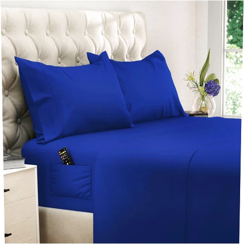 DREAMCARE Twin XL Sheet Sets - Cooling Bed Sheets - 4pcs Set - up to 15