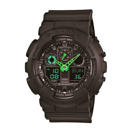 Canon Casio Men's GA-100 XL Series G-Shock Quartz 200M WR Shock Resistant Watch