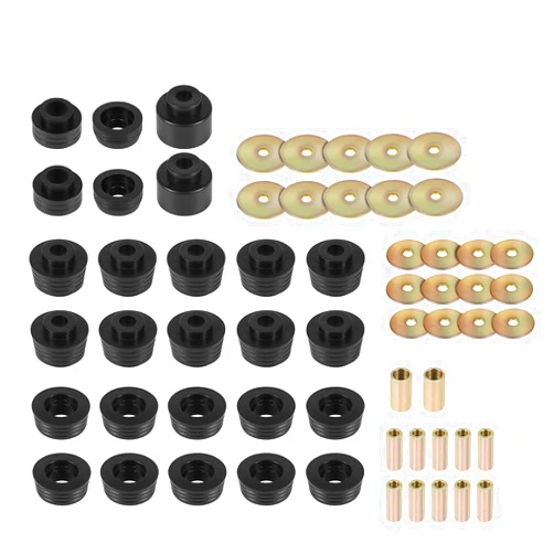 FEELOTAM 7-132-BL Body Mount Bushing Kit for 1978-1988 Buick Century Regal,Chevy Malibu,Oldsmobile Cutlass,Pontiac Grand Prix Lemans Bonneville Catalina Safari Tempest 62 Pcs