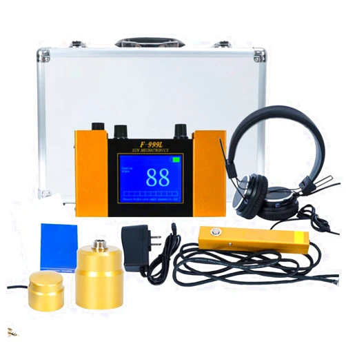 Bewinner Underground Water Leak Detector, Water Pipe Leakage Monitor with Digital Display & Earphone & Carrying Case, Leak Detector for Water Detectors & Alarms, Water Leak Detection