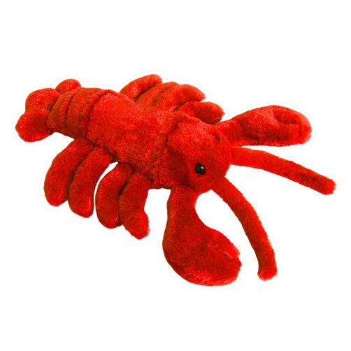 Aurora® Adorable Mini Flopsie™ Lobster Stuffed Animal - Playful Ease - Timeless Companions - Red 8 Inches