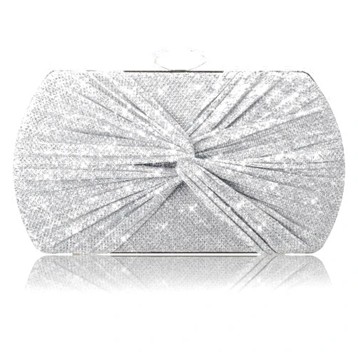 Suhatjia Clutch Purses for Women Wedding Evening Glitter Sparkly Handbags Party Purses for Women with Detachable Chain