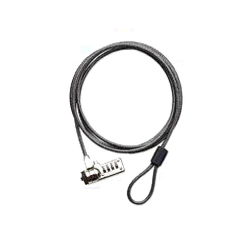 Targus DEFCON T-Lock Resettable Combo Cable Lock for Laptop Computer and Desktop Security (PA410U)