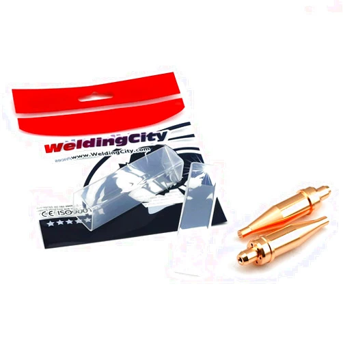 WeldingCity Pack of 2 General Purpose Oxy-Acetylene Cutting Tip 3-101#2 Size 2 for Victor Gas Torch