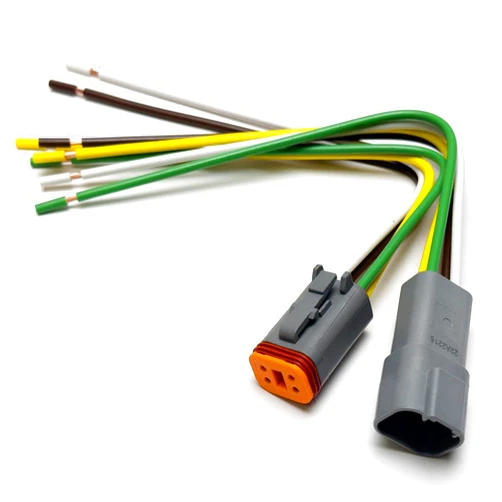 Deutsch DT 4-pin Pigtail Kit 14AWG Pure Copper GPT Wire (Made in USA)