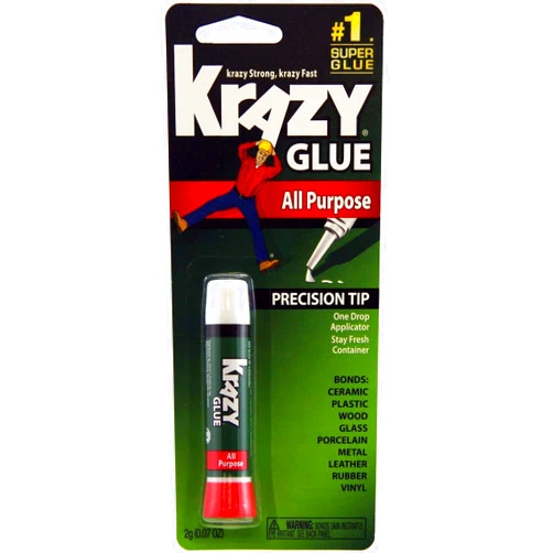 Krazy Glue, Instant All Purpose Tube, 0.07 oz.
