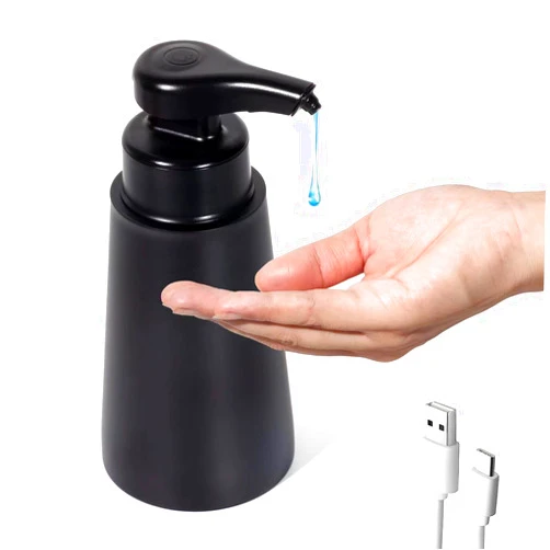 ZEBEYIMA 304 Stainless Steel Sensor soap Dispenser, Automatic soap Dispenser, contactless Rechargeable soap Dispenser, Liquid soap Dispenser for Kitchen Bathroom (11oz/320ml)…