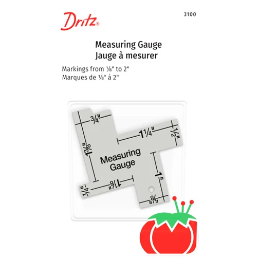Dritz 3100 14 in 1 Measuring Gauge, Silver