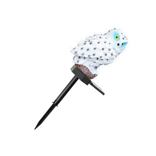 ORFOFE Solar Owl Outdoor Garden Statue Ground Insert Light Outdoor Solar Lamp Owl Solar Lamp Yard Lamp forBeautiful Garden Decor