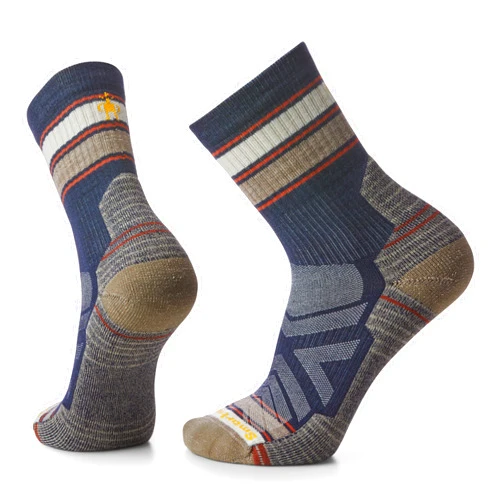 Smartwool Mens Hike Light Cushion Mid Crew Socks Winter Moss