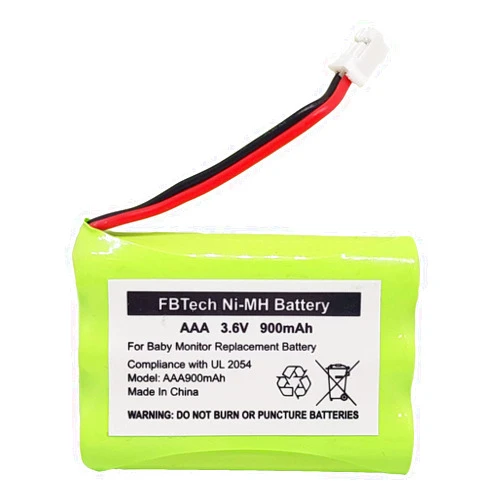 Shenzhen FBTech CO.,Ltd. Replacement Battery for Summer Infant, Compatible with Summer Infant in View 28650 Wide View 29000 29000A Clear Sight 29040 Sure Sight 29030,29890, 29600 Parent Handheld 3.6V 900mA by Heart of Tafiti