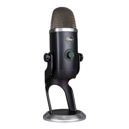 Logitech for Creators Blue Yeti X USB Microphone for Gaming, Streaming, Podcasting, Twitch, YouTube, Discord, Recording for PC and Mac, 4 Polar Patterns, Studio Quality Sound, Plug & Play-Dark Grey