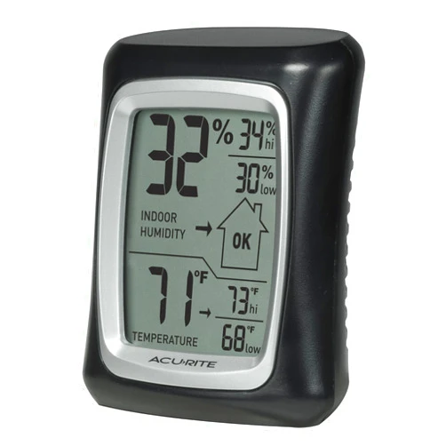 AcuRite Indoor Digital Thermometer & Hygrometer with Temperature and Humidity Gauge (00325)