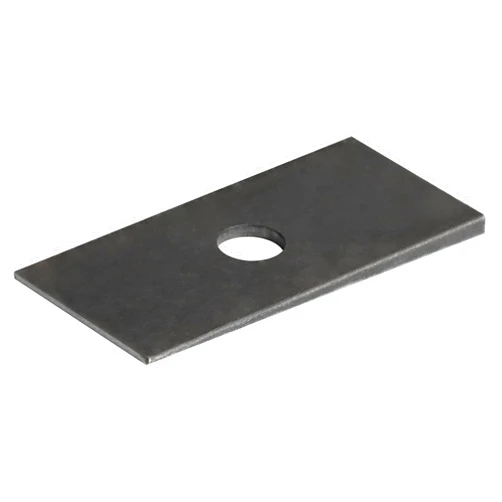 eoere 4 PCS Steel Shim Beveled Washers 6 Degree Shim Suspension Leaf Spring Shim Kit, Underpinning Wedges, Tapered Wedges, Size: 6