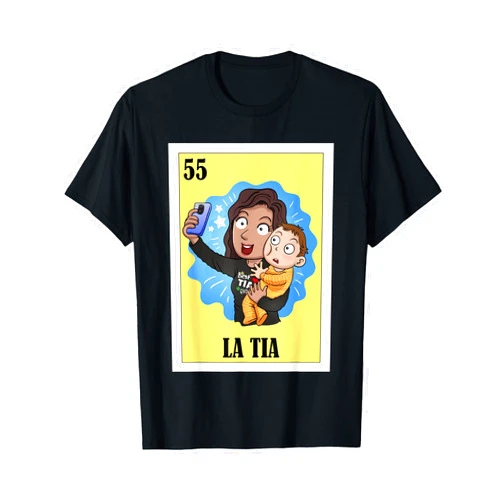 Funny Mexican Designs for Family Funny Mexican Design for Aunt - La Tia T-Shirt