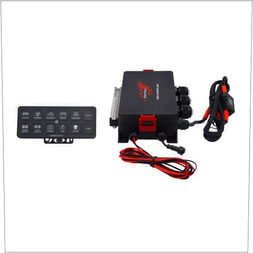 Voswitch UV120 12 Gang Switch Panel Power System for 12V Battery Vehicle and Boat
