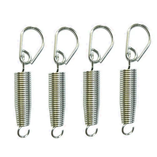 TUOREN 4 Pack Pedal Spring Assembly Bass Drum Foot Pedal Tension Spring Percussion Hardware Part