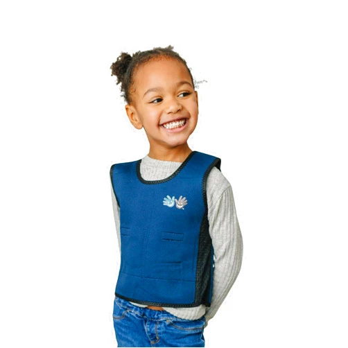 Fun and Function - Blue Weighted Compression Vest for Kids & Adults - Calming Sensory Compression Vest - Weighted Vest for Sensory Needs - Toddlers, Teens & Adults Sizing