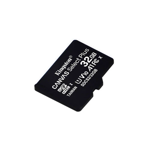 Kingston 32GB Canvas Select Plus microSDHC Card | Up to 100MB/s | A1 Class10 UHS-I | Without Adapter | SDCS2/32GBSP
