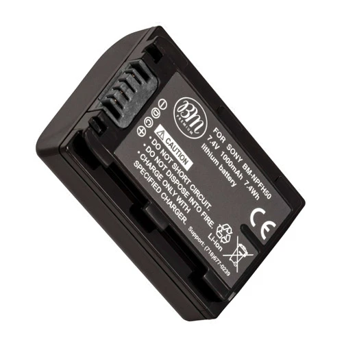 BM Premium NPFH50 Replacement for Sony NP-FH30 NP-FH40 NP-FH50 NP-FH70 NP-FH100 and Sony Cyber-Shot DSC-HX1 HX100V DSC-HX200 HX200V, Sony Alpha DSLR-A230 DSLR-A290 DSLR-A330 DSLR-A380 DSLR-A390