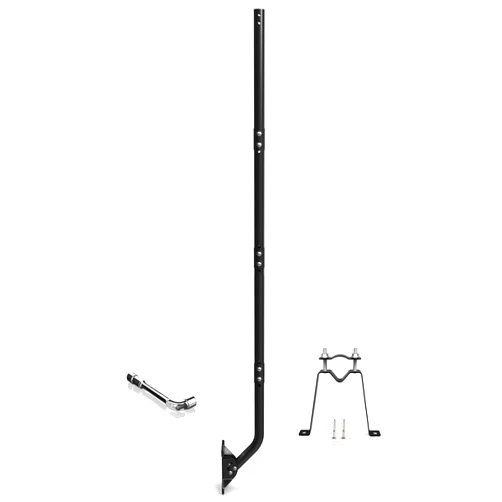 PIBIDI Adjustable Outdoor Antenna & Weather Station Mounting Pole Universal Mount Brackets - Easy Installation, Solid Structure, Weather Proof (1 1/4